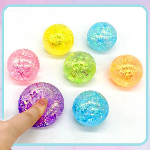 2.75" Glitter Squeeze ball. S    ACG61788