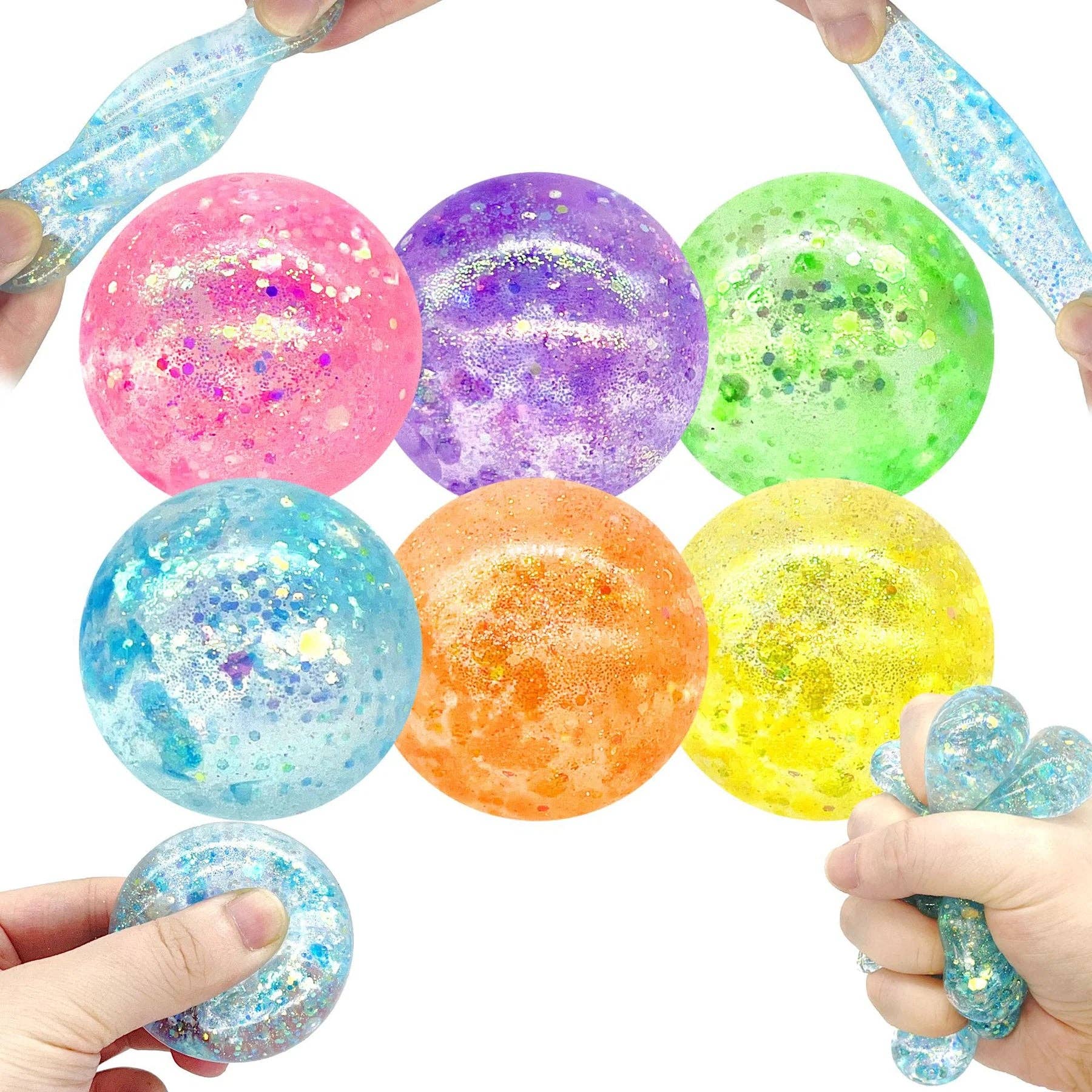 2.75" Glitter Squeeze ball. S    ACG61788