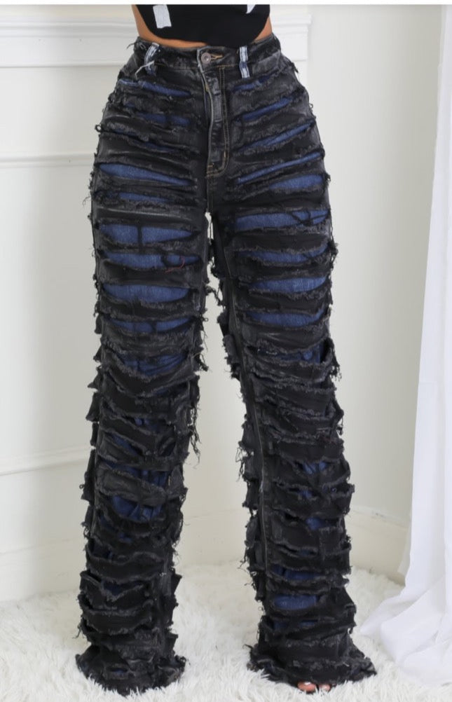 I'm All Ripped Up Denim Jeans