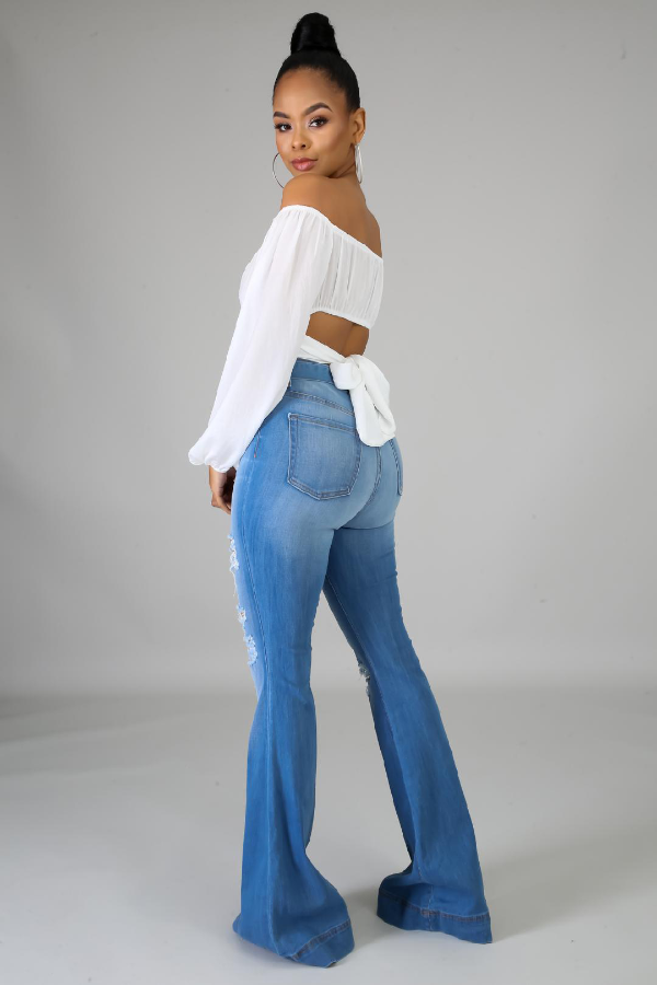 Baby Blue Denim Jeans