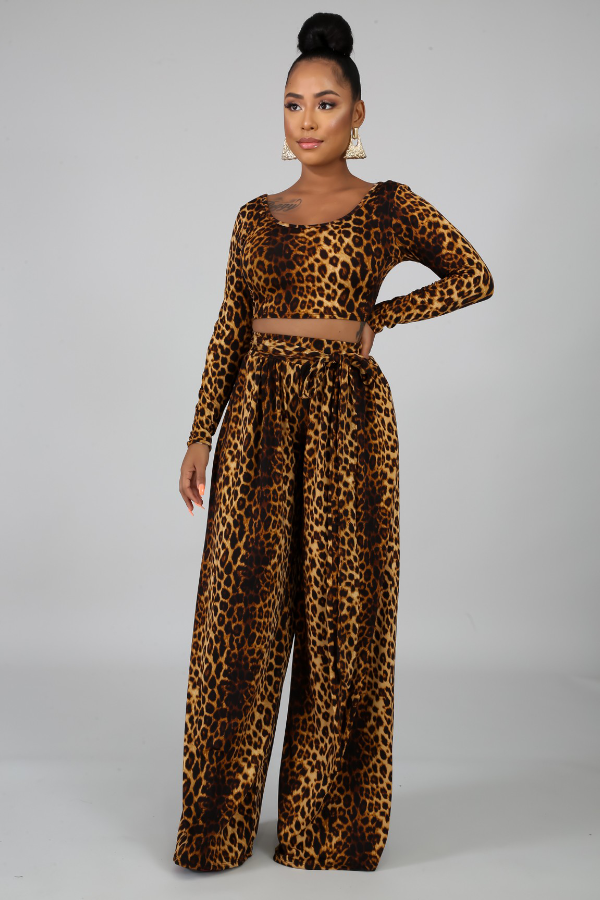 Cat Spice Palazzo Set