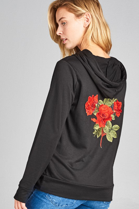Rose Patch Sweatshirt
