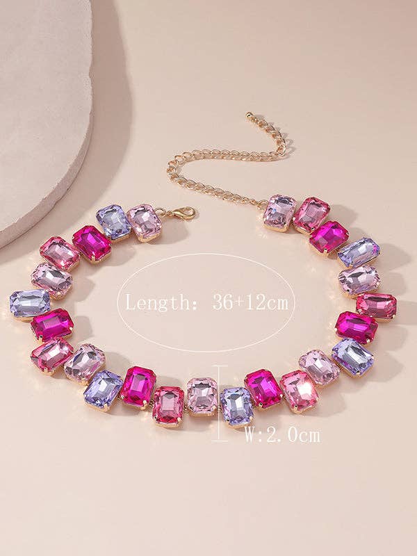 Chains Contrast Color Necklaces Accessories